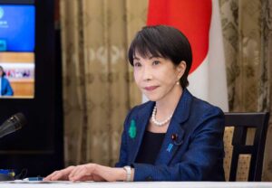 La primera ministra de Japón, Sanae Takaichi.