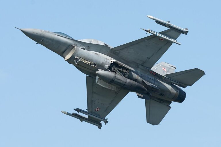 Avión de combate polaco F-16. Foto: ©Gerard van der Schaaf/ Flickr.