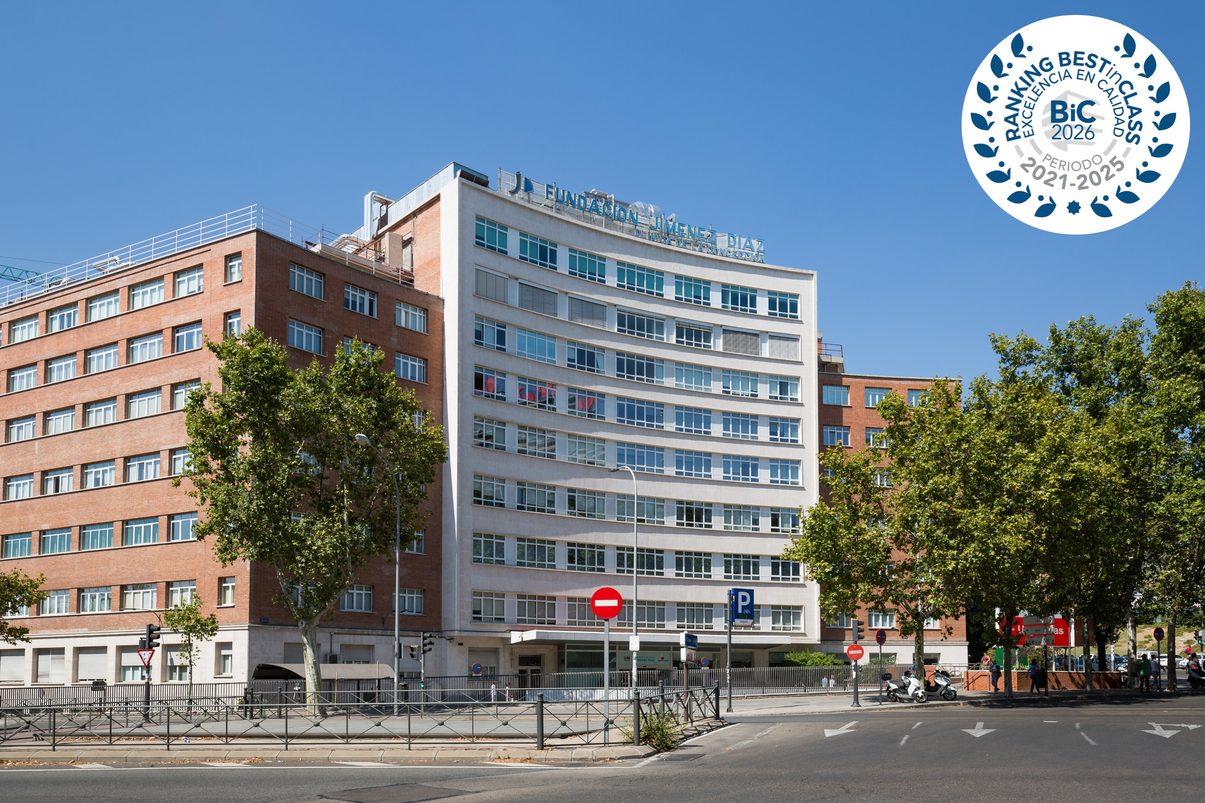 La Fundación Jiménez Díaz, en el «Top 3» de los mejores hospitales de alta complejidad de España en el Ranking de Hospitales Best in Class 2026.