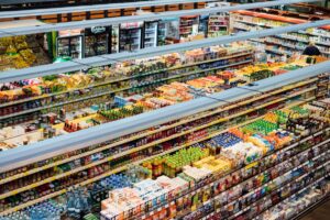 Imagen aérea de un supermercado. ©Freestocks.org
