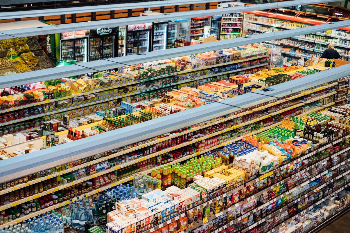 Imagen aérea de un supermercado. ©Freestocks.org