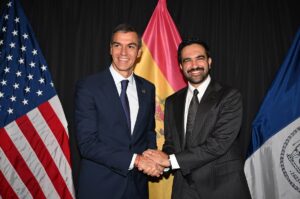 El presidente del Gobierno, Pedro Sánchez, y el alcalde de Nueva York, Zohran Mamdani, en la residencia oficial del alcalde. Foto: ©Borja Puig de la Bellacasa/ La Moncloa/ Oficial.
