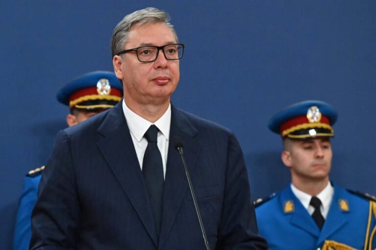 El presidente de la República de Serbia, Aleksandar Vučić. Foto: ©Facebook.
