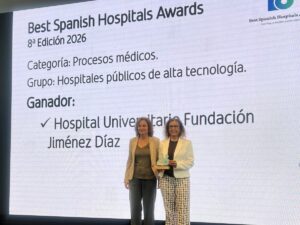 El FJD, Best Spanish Hospital Award (BSH) en “ProcesosMédicos” entre los “Hospitales públicos de alta tecnología”.
