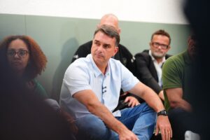 Flavio Bolsonaro, durante la campaña electoral. Foto: ©Flavio Bolsonaro/ Oficial.