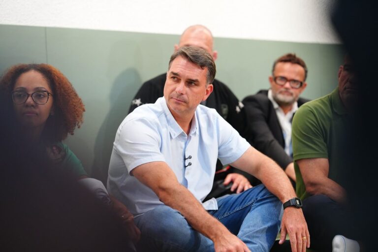 Flavio Bolsonaro, durante la campaña electoral. Foto: ©Flavio Bolsonaro/ Oficial.