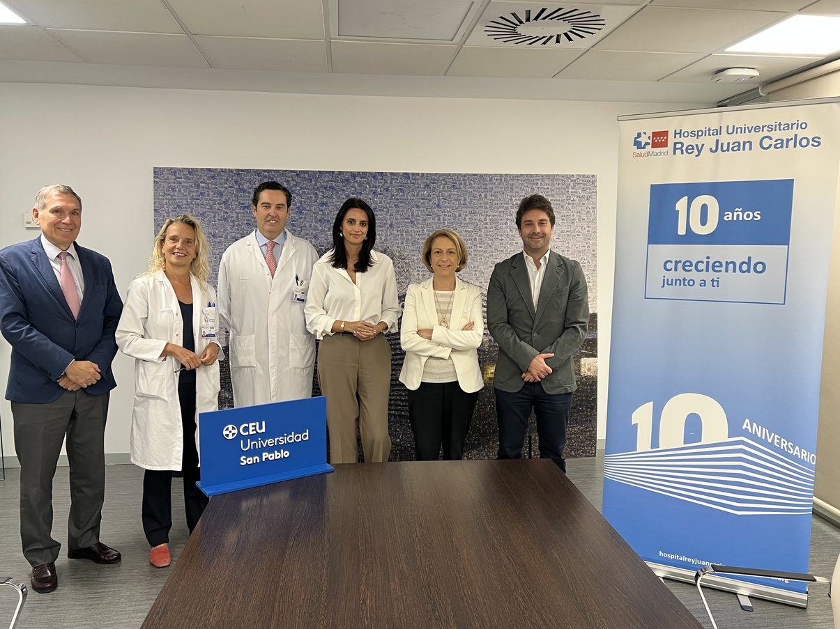 El HURJC y la Universidad CEU San Pablo firman un convenio para el desarrollo de un proyecto formativo de cooperación educativa de prácticas clínicas.