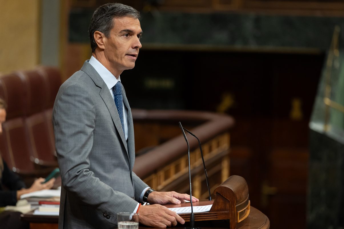 El presidente del Gobierno, Pedro Sánchez, en el Congreso de los Diputados. Foto: ©Congreso de los Diputados/ Oficial.